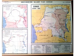 HISTORISCHE KAART VAN CONGO