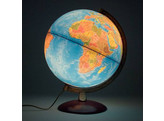 GLOBE 30CM WITH WOODEN BASE