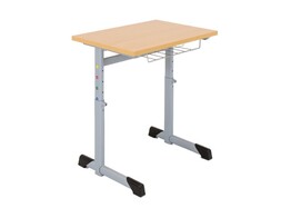 ONE-STUDENT TABLE HEIGHT-ADJUSTABLE  MELAMINE TABLETOP WITH ABS EDGE