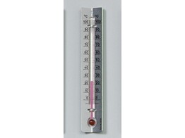 THERMOMETER WITH METAL SCALE