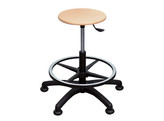 Stool with footrest  height from 470mm to 670mm 