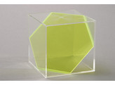 CUBE WITH 6-SIDED CROSS-SECTION