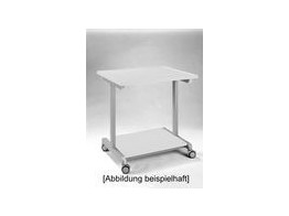 Moveable experimental table 75 x 90 cm  30 mm table top  with PP edge and socket board - PHYWE - 54091-02