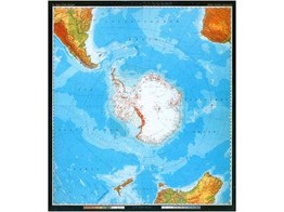 SOUTH POLAR REGION PHYSICAL 210X230 CM  DUTCH