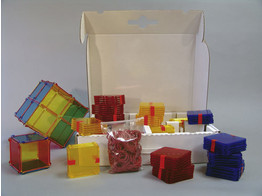 JEU DE CONSTRUCTION GEOMETRIQUE CARRE 210 PCS