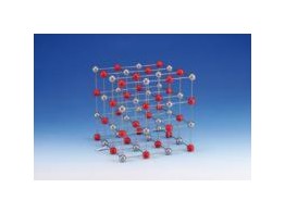 Modele de reseau cristalin du chlorure de sodium  NaCl   - PHYWE - 40014-00