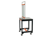 Single station wiring unit with wheels - EQUILIBRIUM RANGE - Grey and