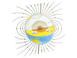 EARTH LAYER MODEL WITH SEISMIC WAVES - U70010