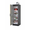 BRANDVEILIGE KAST STAANDE ENKELE DEUR - Q-CLASSIC-90 - GEEL- 11-1425 - MET TRANSPORT SOKKEL