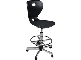 ERGOSTAR COUNTER STOOL 56-82CM - RED