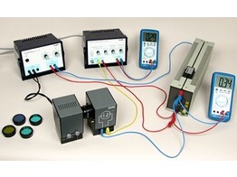 PLANCKSCHES WIRKUNGSQUANTUM UND EXTERNER PHOTOELEKTRISCHER EFFEKT  SPEKTRALLINIENTRENNUNG DURCH INTERFERENZFILTER   - PHYWE - P2510402