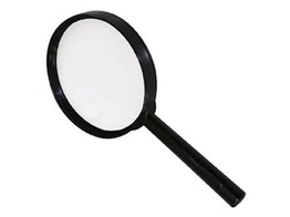 MAGNIFIER WITH HANDLE  2.5X MAGNIFICATION  DIAMETER 75MM