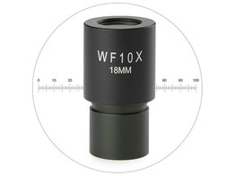 HWF 10X/20 MM EYEPIECE WITH 10/100 MICROMETER AND CROSS HAIR - EC6010M
