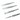 PINCE FORTE DROITE BOUTS ARRONDIS 13CM