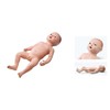 BABY-PUPPE NEUGEBORENES - WESTERN-LOOK - MANNLICH - IN SILIKON - KOKEN-LM-082