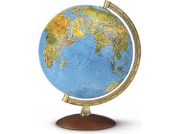 GLOBE 30CM WITH WOODEN BASE