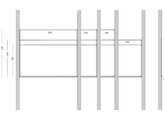 b Blackboards columns single surface  height adjustable  /b 