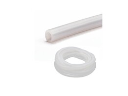 SILICONENSLANG MET IN-/UITWENDIGE  O  2 X 4MM  - 1 M