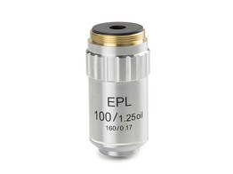 E-PLAN EPL S100X/1.25 OIL IMMERSION OBJECTIVE. WORKING DISTANCE 0.19 MM br/  - BS7100
