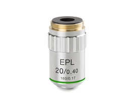 E-PLAN EPL 20X/0.40 OBJECTIVE. WORKING DISTANCE 1.85 MM FOR B SCOPE