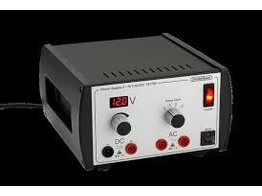 POWER SUPPLY STEPLESS  DC  WITH DISPLAY 0-12V 3A  AC/DC - STABILISED