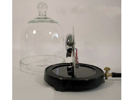 BELL IN GLASS JAR AND BASE