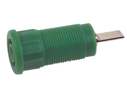 Green socket to strike - for soldering or for faston connector
