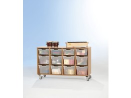 SYMBOX EIGENDOMSKAST  8 SYMBOX EXTRA DEEP 4 SYMBOX DEEP - TRANSPARANT  WIELEN