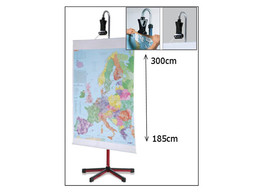 MOBILE STAND FOR MAPS 175-300CM