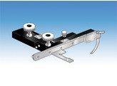 ATTACHABLE MECHANICAL 65 X 25 MM X-Y STAGE WITH DOUBLE VERNIER AND ON TOP-MOUNTED SEPARATE ADJUSTMENTS KNOBS