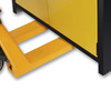 BRANDVEILIGE KAST STAANDE ENKELE DEUR - Q-CLASSIC-90 - GEEL- 11-1425 - MET TRANSPORT SOKKEL