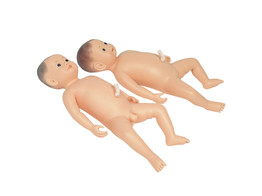 POUPEES EDUCATIVES BEBES 1 MASCULIN  1 FEMINI -311475