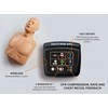 PRACTI-MAN CPR PLUS MANIKIN ADVANCE-   2 IN 1  - 4 PCS