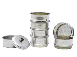 BOTTOM SIEVES  9 DIFFERENT - ALUMINUM