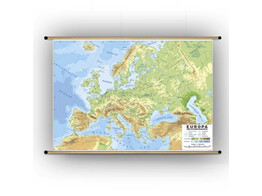 Wandkaarten Europa  Fysisch 