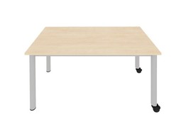 RECHTHOEKIGE TAFEL 140X70CM VERRIJDBAAR -HO0GTE 72 CM