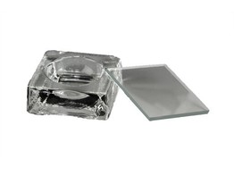 SALT TRAY 40 X 40 MM WITH GLASS LID