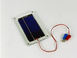 SOLARBATTERIE  4 ZELLEN  MIT KABEL UND STECKERN