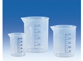 LOW-FORM PP BEAKERS   100 ML - 12  PIECES