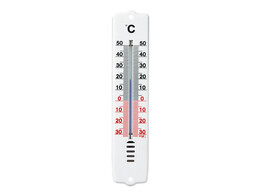 BUITENTHERMOMETER 20CM EMAILLE -30 TOT  50