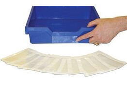 LABEL HOLDER FOR F1 SHALLOW TRAYS-100 PCS