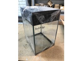 TERRARIUM GLAS MET LAMP -30CM X 25CM X 40XCCM