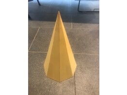 GEOMETRIC BODY-8- ZIJDIG PYRAMID