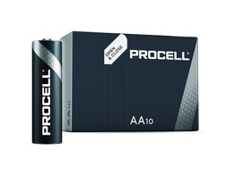DURACELL PROCELL  BATTERY 1 5 V  AA  TYPE LR6  10 PCS