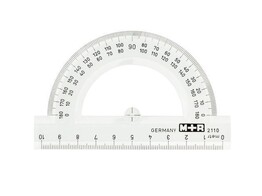 WINKELMESSER TRANSPARENT KLEIN 10CM