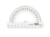 WINKELMESSER TRANSPARENT KLEIN 10CM
