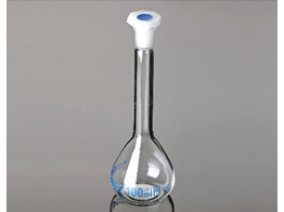 VOLUMETRIC FLASK WITH PLASTIC STOPPER 25ML NS10/19
