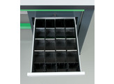 Layout for drawers - modular from 8 to 20 cases  4 small compartments