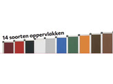 SCHEIDINGSWAND MET STOFFEN OPPERVLAK 150X120CM ROOD