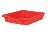 SHALLOW TRAY - 312 X 427 X 75 MM - RED